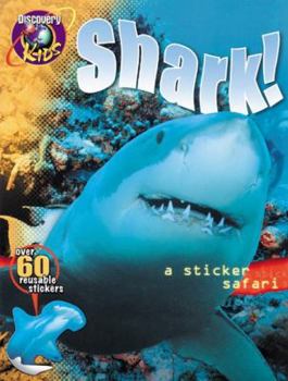Paperback Sharks Sticker Safari Book [With 60 Reusable Stickers] Book
