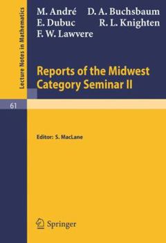 Paperback Reports of the Midwest Category Seminar II Book