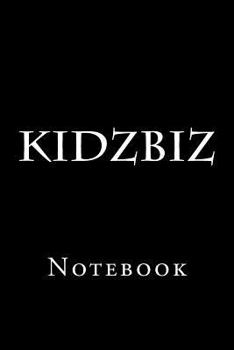 Paperback Kidzbiz: Notebook Book