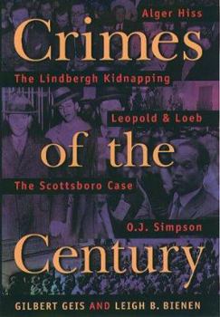 Paperback Crimes of the Century: From Leopold and Loeb to O. J. Simpson Book