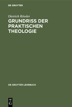 Hardcover Grundriß der praktischen Theologie [German] Book