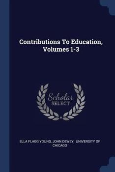 Paperback Contributions To Education, Volumes 1-3 Book