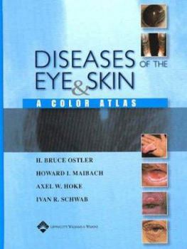 Hardcover Diseases of the Eye & Skin: A Color Atlas Book