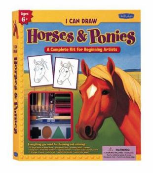 Hardcover I Can Draw Horses & Ponies Book