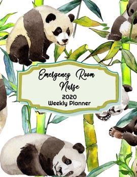 Paperback Emergency Room Nurse Weekly Planner: : ER RN, Everyone Needs a Plan, Keep Your Life Organized and Sane, Relax with Inspirational Coloring Pages Book
