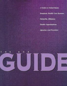 Paperback AHA Guide to the Health Care Field Book