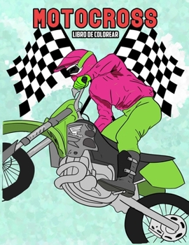 Paperback Motocross Libro de Colorear [Spanish] Book
