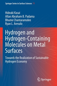 Paperback Hydrogen and Hydrogen-Containing Molecules on Metal Surfaces: Towards the Realization of Sustainable Hydrogen Economy Book