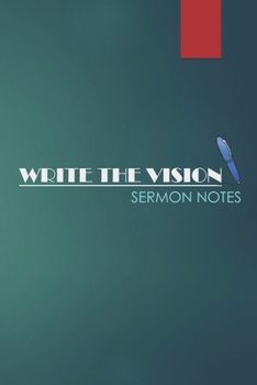 Paperback Write the vision sermon notes Book