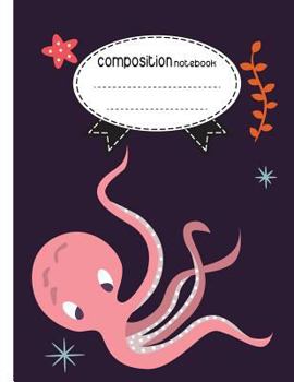 Paperback Composition Notebook, 8.5 x 11, 110 pages: Squid: (School Notebooks) Book