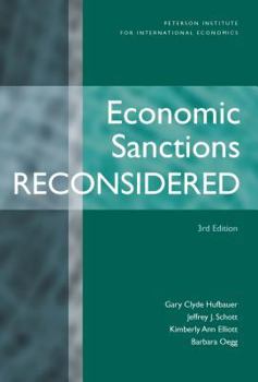 Hardcover Economic Sanctions Reconsidered Book