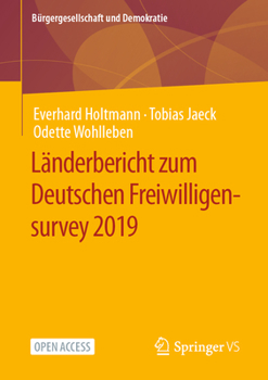 Paperback Länderbericht Zum Deutschen Freiwilligensurvey 2019 [German] Book