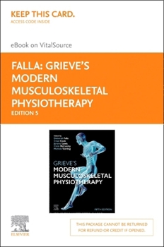 Grieve's Modern Musculoskeletal Physiotherapy - Elsevier eBook on Vitalsource (Retail Access Card): Grieve's Modern Musculoskeletal Physiotherapy - El