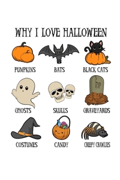 Notizbuch: Halloween Kürbis Geist Schädel Gruselig Geschenk 120 Seiten, 6X9 (Ca. A5), Punktraster (German Edition)