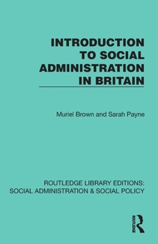Paperback Introduction to Social Administration in Britain Book