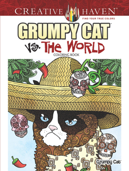 Paperback Creative Haven Grumpy Cat vs. the World Coloring Book