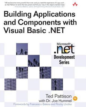 Paperback Building Applications and Components with Visual Basic .Net Book