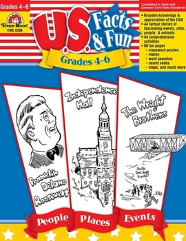 Paperback U.S. Facts & Fun, Grades 4-6 Book