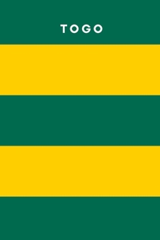 Paperback Togo: Country Flag A5 Notebook to write in with 120 pages Book