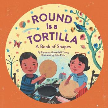 Paperback Round Is a Tortilla: A Book of Shapes Book