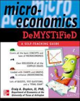 Paperback Microeconomics Demystified: A Self-Teaching Guide Book