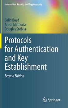 Hardcover Protocols for Authentication and Key Establishment Book