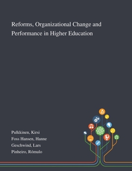 Paperback Reforms, Organizational Change and Performance in Higher Education Book