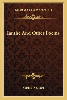 Paperback Ianthe And Other Poems Book