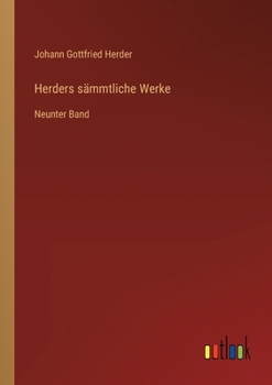 Paperback Herders sämmtliche Werke: Neunter Band [German] Book
