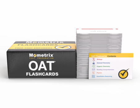 OAT Exam Study Cards: OAT Test Prep 2026-2027 and Practice for the Optometry Admission Test [Full Color Cards]