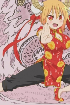 Journal: Dragon Maid Soft Glossy Cover Journal Lined Pages Book 6 x 9 Inches 110 Pages