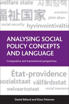 Paperback Analysing Social Policy Concepts and Language: Comparative and Transnational Perspectives Book