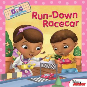 Paperback Doc McStuffins Run-Down Racecar Book