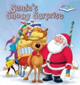 Hardcover Santa's Snowy Surprise: Pop Up Fun Book