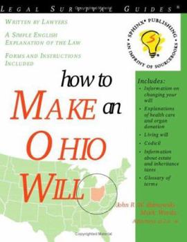 Paperback How to Make an Ohio Will (Legal Survival Guides) Book