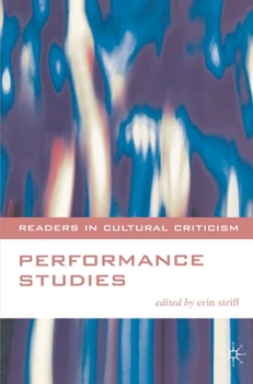 Paperback Performance Studies Book