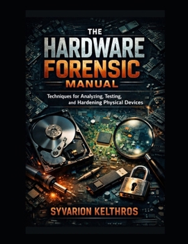 Paperback The Hardware Forensic Manual: Techniques for Analyzing, Testing, and Hardening Physical Devices Book