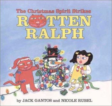 Paperback The Christmas Spirit Strikes Rotten Ralph Book