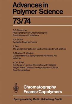 Paperback Chromatography/Foams/Copolymers Book