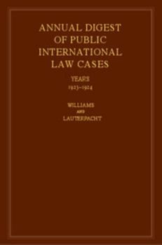 International Law Reports, Volume 2: Annual Digest of Public International Law Cases, 1923 - 1924 - Book #2 of the International Law Reports