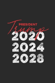 President Trump: Graph Paper Notebook (6" x 9" - 120 pages) ~ President Trump Notebook for Daily Journal, Diary, and Gift