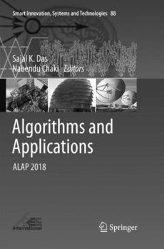 Paperback Algorithms and Applications: Alap 2018 Book