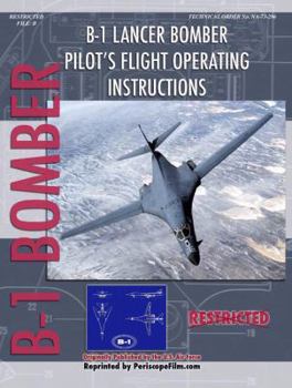 Paperback B-1 Lancer Bomber Pilot's Flight Operating Instructions Book