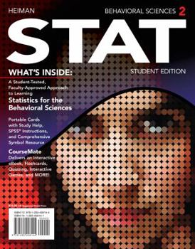 Paperback Behavioral Sciences Stat (with Coursemate Printed Access Card) Book
