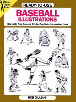 Paperback Ready-To-Use Baseball Illustrations Book