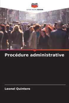Paperback Procédure administrative [French] Book