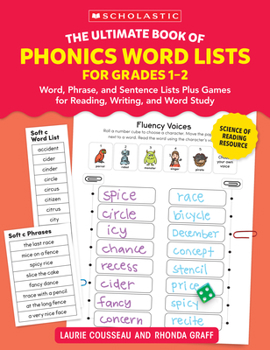 Paperback The Ultimate Book of Phonics Word Lists: Grades 1-2 Book