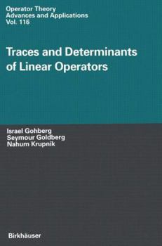 Paperback Traces and Determinants of Linear Operators Book