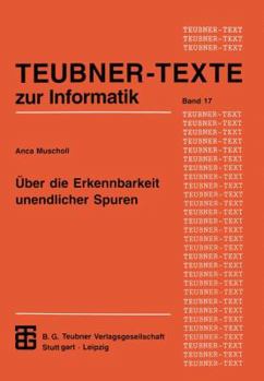Paperback Über Die Erkennbarkeit Unendlicher Spuren [German] Book