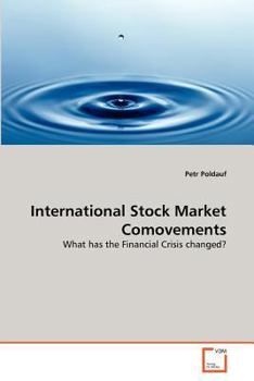 Paperback International Stock Market Comovements Book